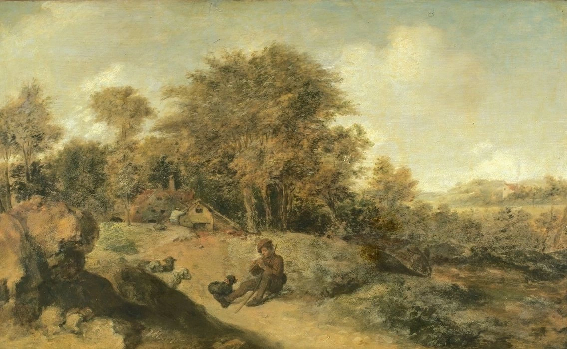 Pastori lungo una strada - Gemäldegalerie der Staatlichen Museen zu Berlin